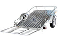 DK2 BY MARLON 4 FT. X 6 FT. SINGLE AXLE OPEN RAIL GALVANIZED UTILITY TRAILER