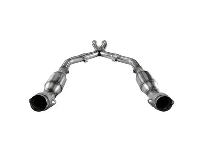 Kooks 05-10 Ford Mustang GT 4.6L 3V Auto/Manual 3in x 3in Race Exhaust Cat X Pipe Kooks HDR Req