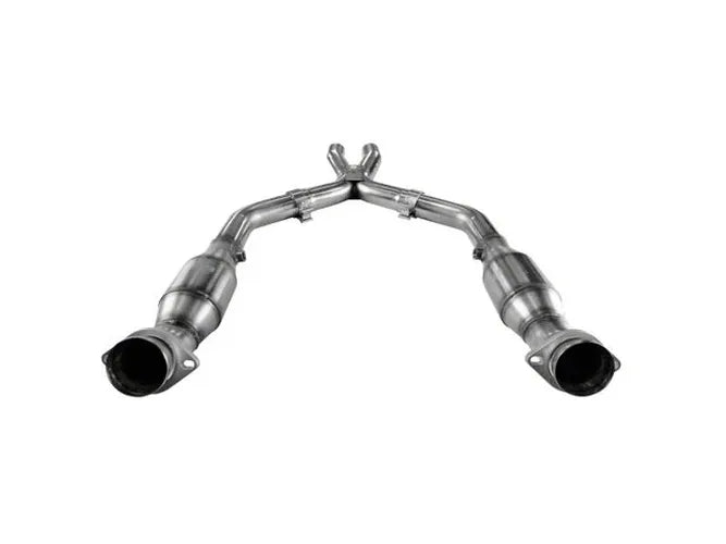Kooks 05-10 Ford Mustang GT 4.6L 3V Auto/Manual 3in x 3in Race Exhaust Cat X Pipe Kooks HDR Req