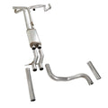 Exhaust System GM C1500, GMt400 Swap 2WD Fits 1988-1998 GM C1500 Trucks And Suvs 2WD Regular Cab Short Bed 117.5 Inch Wheelbase Hooker BlackHeart