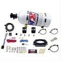 Nitrous Express - LS Single Entry 90mm Plate Hardline System (50-400Hp) W/ 15# Bottle - 20934S-15