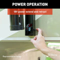 UNIVERSAL AWNING HARDWARE SOLERA POWER 18V 69 INCH INFINITE AM KIT WHITE