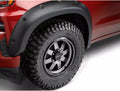 Black Forge Pocket/Rivet Textured Finish 4-Pc Fender Flare Set For 16-22 Toyota Tacoma Bushwacker
