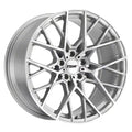 ~(34 lbs. 22X22X10)~ TSW SEBRING 20x8.5 5/108 ET40 CB72.1 SILVER W/ MIRROR CUT FACE