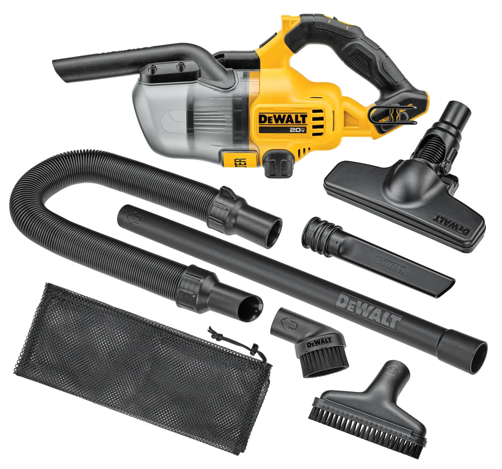 20V CORDELSS DRY HAND VACUUM (TOOL ONLY) 46CFM 5AH LITHIUM BATTERY BLACK/YELLOW