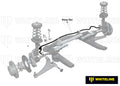 FRONT SWAY BAR 24MM FITS MAZDA 3 1418 SWAY BAR 24MM. HEAVY DUTY BLADE. 3 POINT