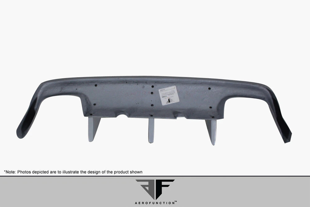 2014-2020 BMW 4 Series F32 AF-1 Wide Body Rear Diffuser ( GFK ) - 4 Piece ( Must be used with Couture M4 Look Rear Bumper ) (S)