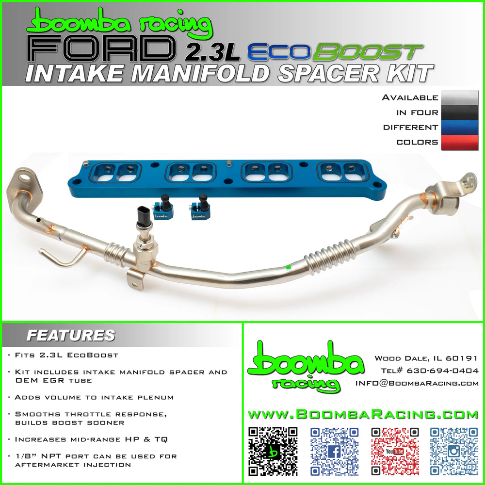 FORD BRONCO/RANGER INTAKE MANIFOLD SPACER-BLACK
