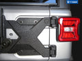 18C WRANGLER JL TIRE CARRIER KIT TXT BLACK FOR UP TO 37IN SPARE TIRE