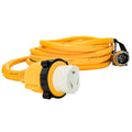 POWERGRIP MARINE CORD 50FT 50AMLOCKING/50AFLOCKING YELLOW/BLACK