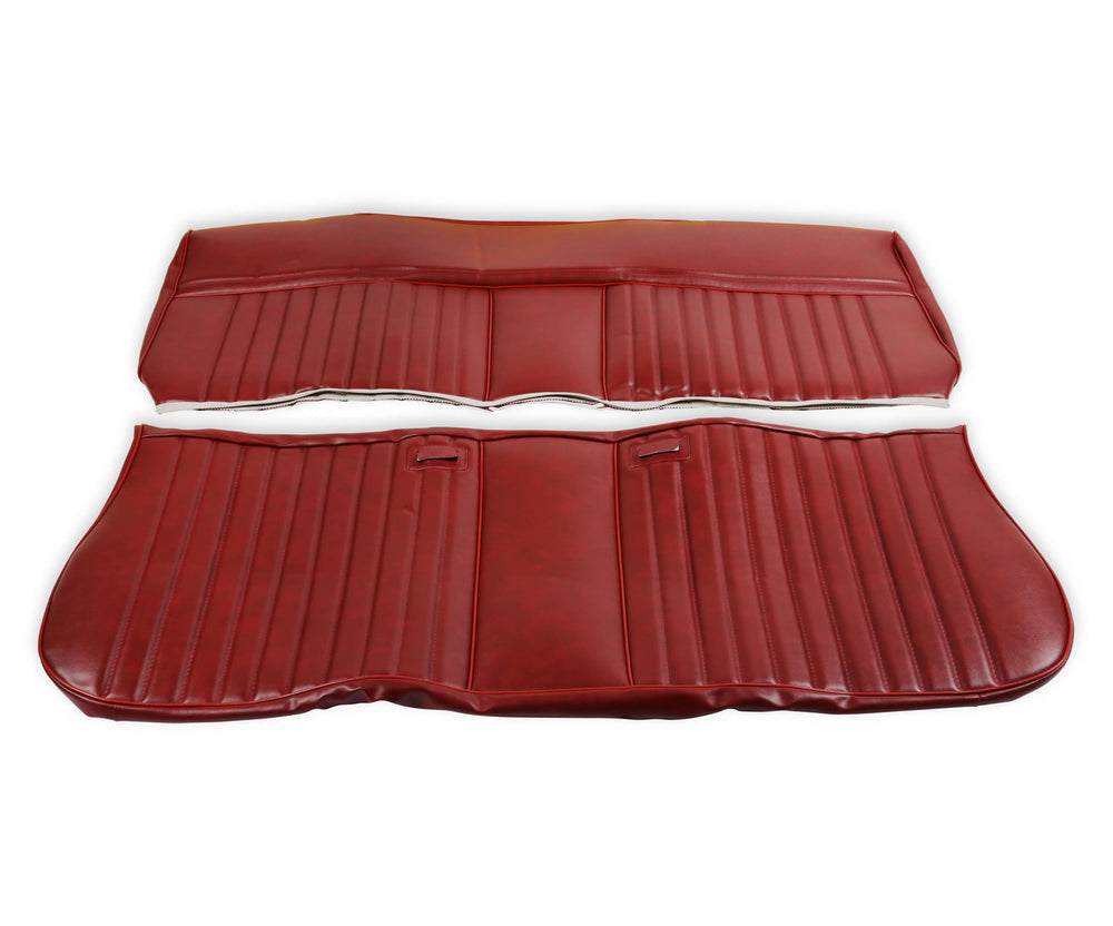 8187 C/K SEAT UPHOLSTERY KIT DELUXE PLEAT VINYL MAROON