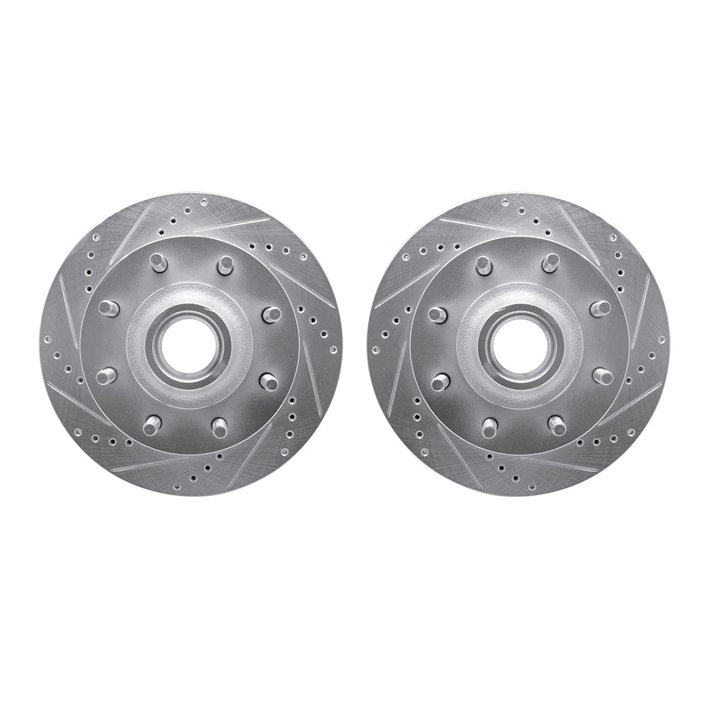 R1 Concepts Brake Rotor- D/S - Silver Fits Ford Excursion