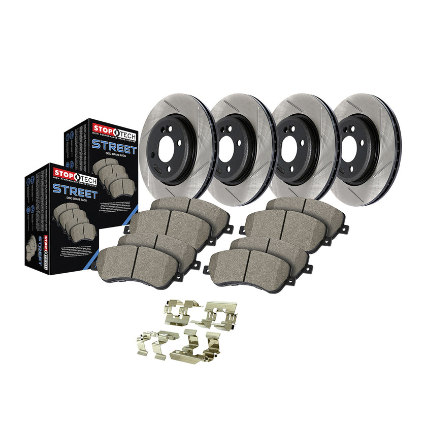 Street Axle Pack Slotted; Frt & RR