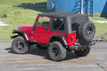 ~(18 lbs. 30X9X9)~ Jeep Replacement Soft Top Black (97-06 TJ Wrangler Half Steel Doors)