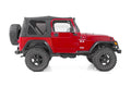 ~(18 lbs. 30X9X9)~ Jeep Replacement Soft Top Black (97-06 TJ Wrangler Half Steel Doors)