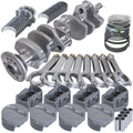 Eagle Chevy 350 1Pc 3.750in Crank 6.000in H-Beam -18cc 4.030in Pistons Balanced Assembly