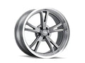 RIDLER TYPE 606 GREY W MILLED SPOKES DIAMOND LIP 17X8 5-120.65 0MM 83.82MM