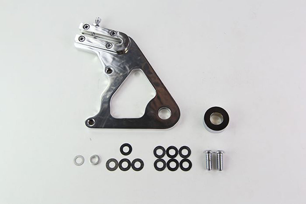 Wilwood Caliper Mounting Kit Chrome w/Bracket GP310 1984-99 Softail