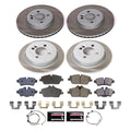 Power Stop 2011 Mini Cooper Front and Rear Semi-Coated Rotor Kit