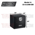 BOX STEEL 18X18X60 STAINLESS DOOR