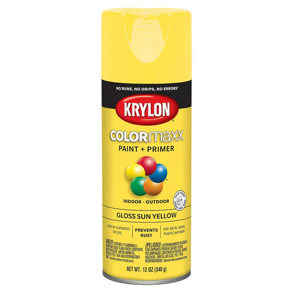 KRYLON COLORMAXX GLOSS SUN YELLOW