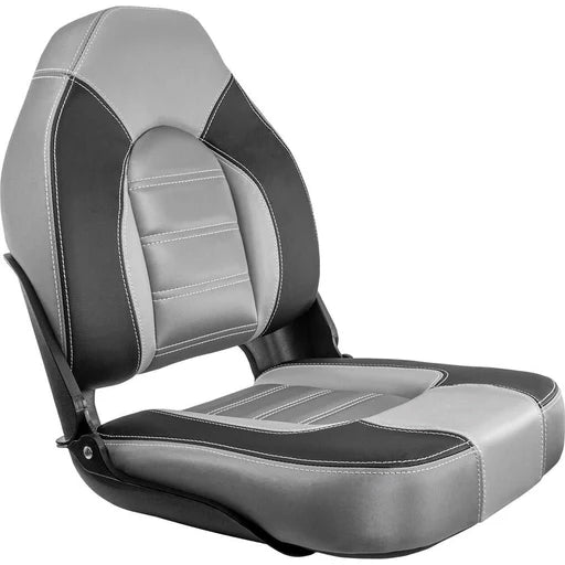 PREM FOLD HB SEAT GRAY/CHAR PINCH