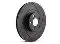 R1 12-18 Audi A6 FWD Front Right Slotted Black Brake Rotor