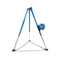 CONFINED SPACE KIT TRIPOD 3WAY SRLR PULLEY CARABINER 60FT HOIST BRKT BLUE