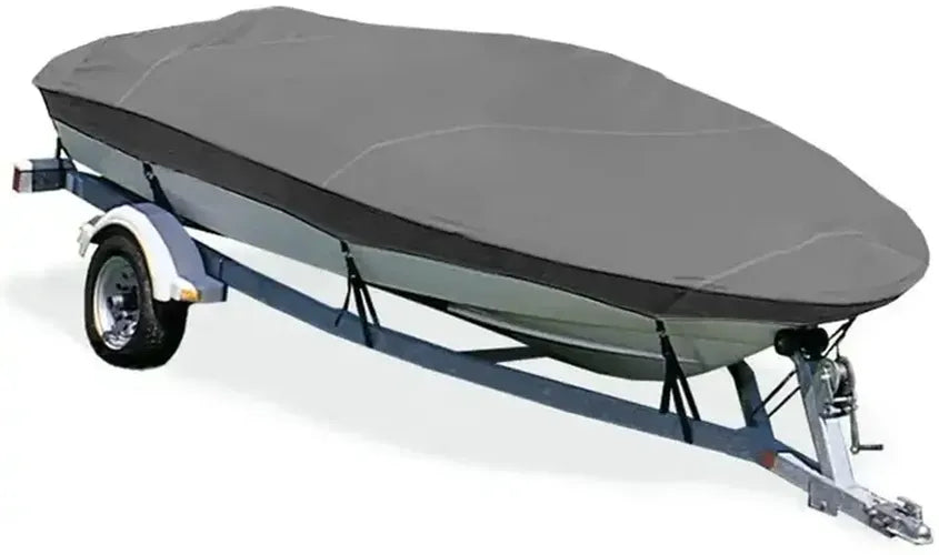 HOT SHOT BOAT COVERFLATS BOAT O/B 18FT6IN 19FT5IN 96INGREY