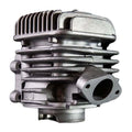 Athena Garelli SR 50 Bore 47.6mm Bore Pin 10mm Bore Flat Head Piston Big Bore Cylinder Kit w/Head