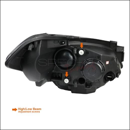LED BAR PROJECTOR HEADLIGHTS BLACK