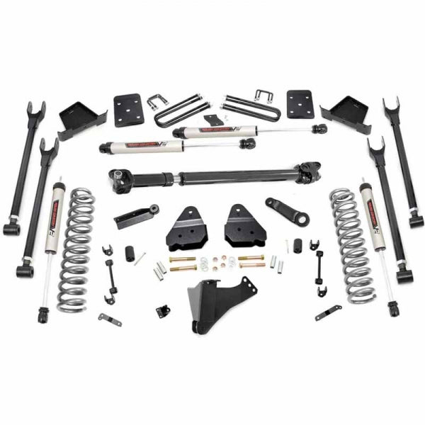 1x 760805 6 Inch Lift Kit Diesel 4-Link D S V2 Ford Super Duty (17-22)