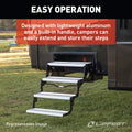 STEP, QUAD ALUMINUM TREAD - HYBRID