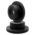 R1 Concepts Brake Rotor- Slotted - Black Fits Ford E-350