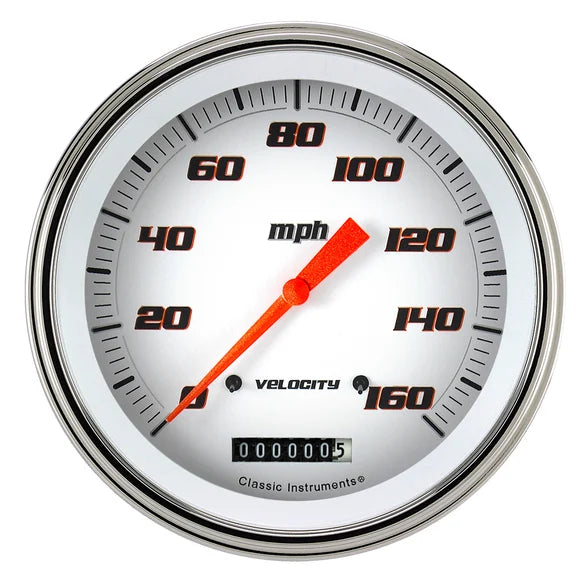 VELOCITY WHITE 5IN SPEEDO 160MPH
