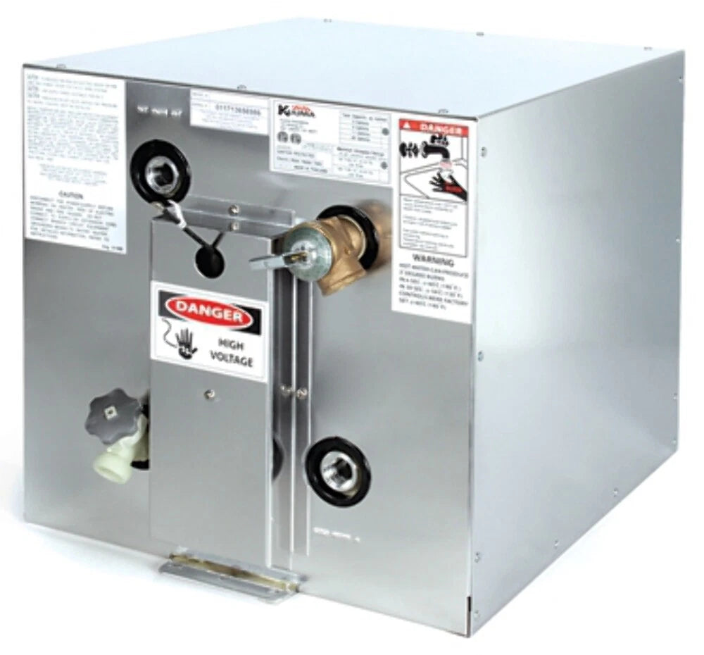 6 GAL ELECTRIC WATER HEATER 120V REAR HEAT EXCHFR/BACK MOUNT