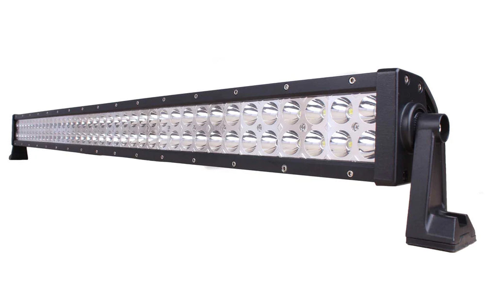 ~(11 lbs. 46X5X5)~ 42 Inch LED Light Bar Dual Row 240 Watt Combo White/Red Magma Series Quake LED