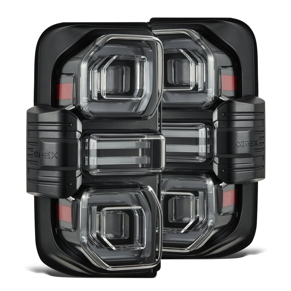 AlphaRex 21-24 Ford Bronco (Excl. Raptor) Nova-Series LED Tail Lights - Black