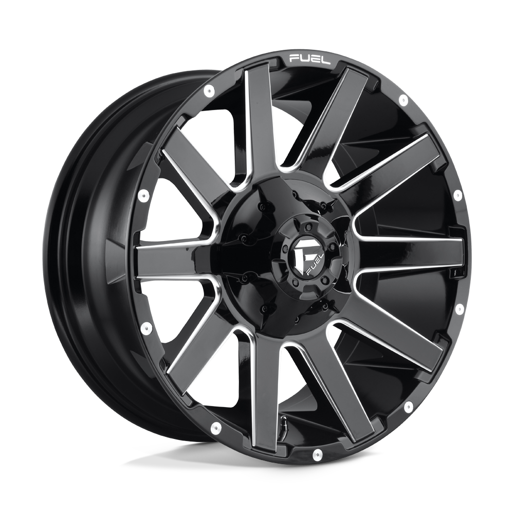 D615 20X9 8X180 GL-BLK-MIL 20MM