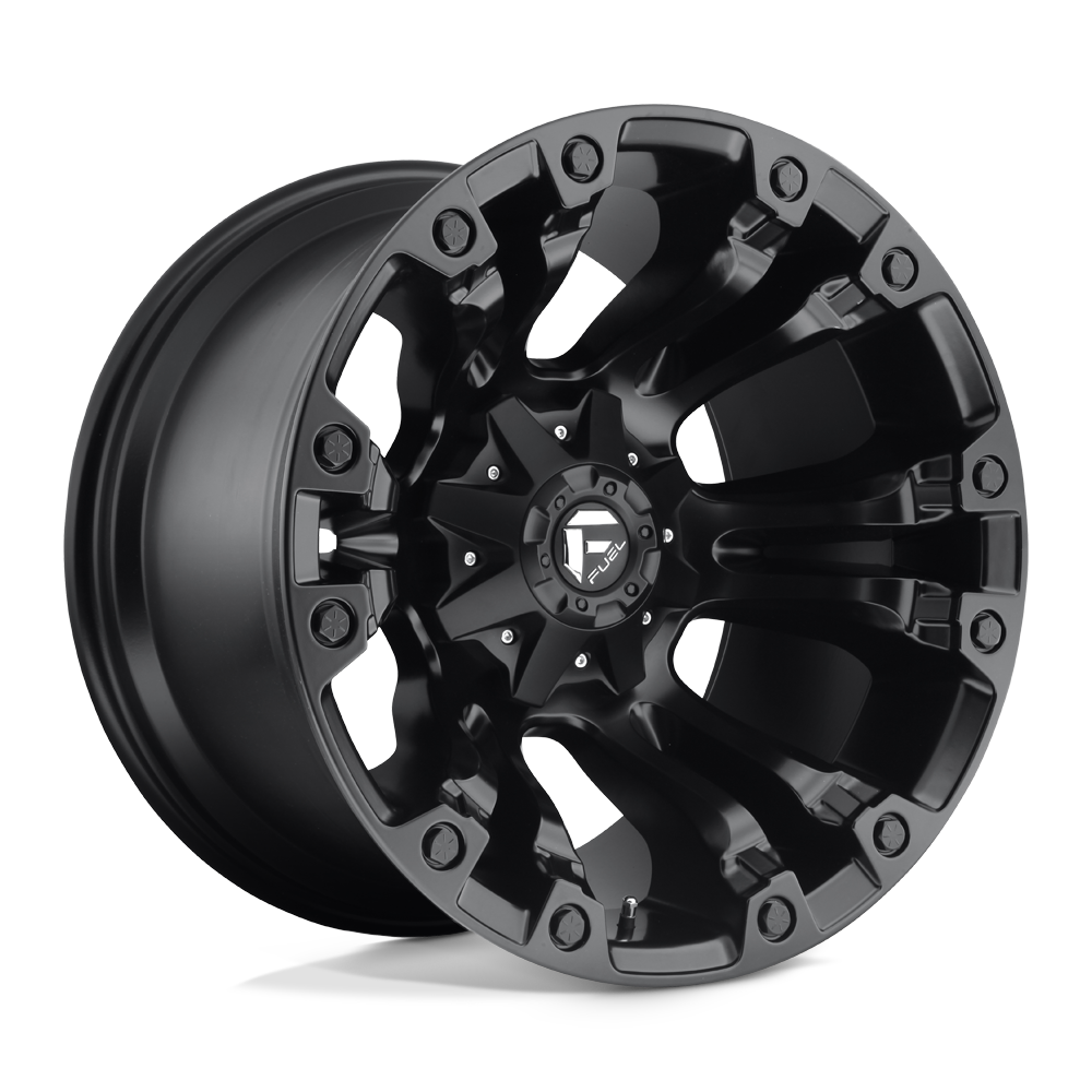 Fuel Wheels black auto part