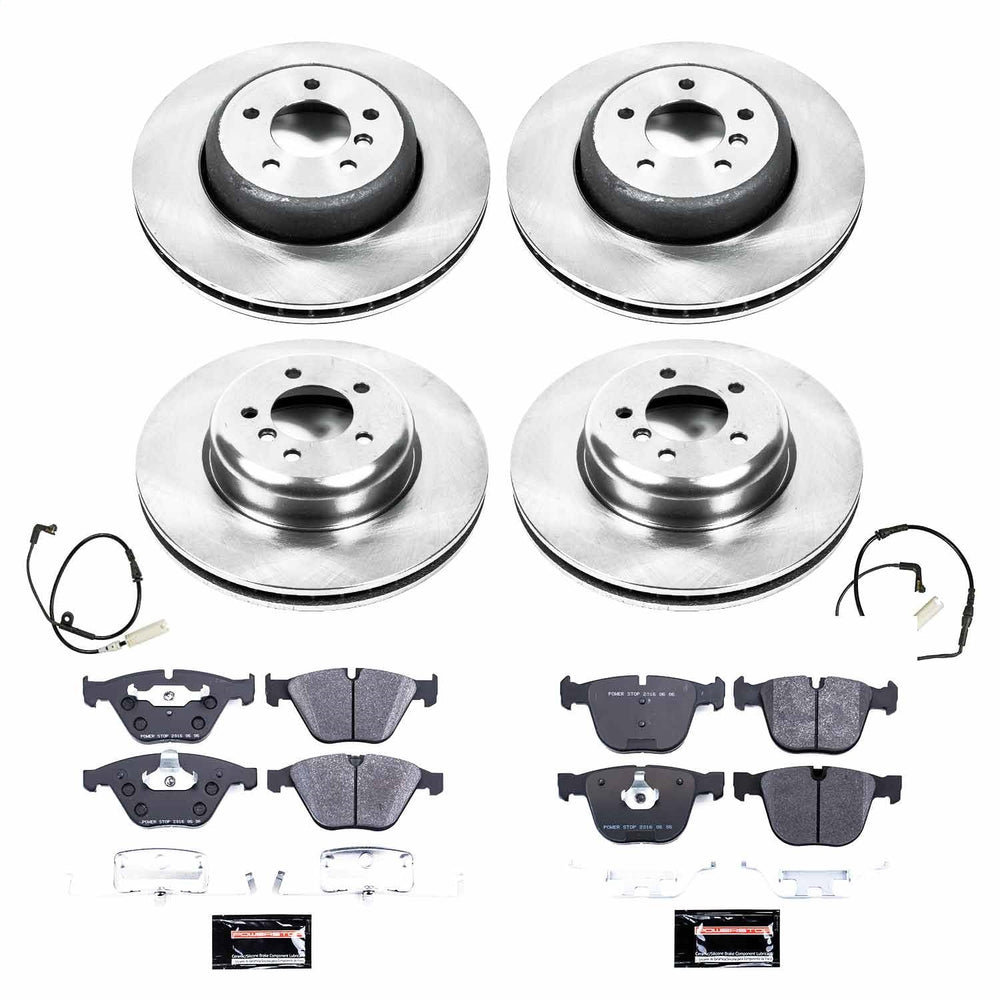 Power Stop 08-10 BMW 535i Front & Rear Track Day Brake Kit