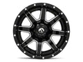 ~(40 lbs. 23X23X12)~ MAVERICK 20x9 5x114.30/5x127.00 GLOSS BLACK MILLED (1 mm)