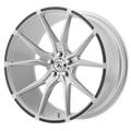 VEGA 22X9 5X112.00 BRUSHED SILVER W