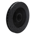 R1 88-94 Chevrolet C1500 Front Right Drilled & Slotted Black Brake Rotor