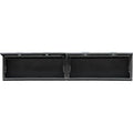 16X13X96IN MATTE BLACK DIA TREAD ALUM TOPSIDER TRUCK BOX W/FLIPUP DOORS