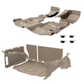 07-10 Jeep Wrangler JKU 4DR full vehicle kit (front and rear flooring cargo mat wheelhouse covers (l/r) seatback covers) desert khaki