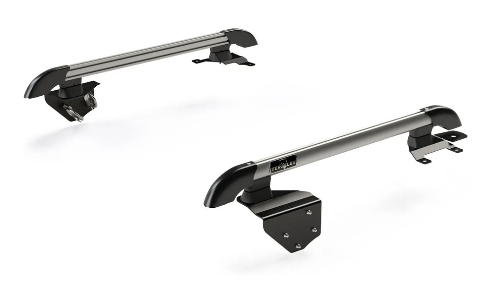 ~(27 lbs. 33X14X7)~ JK 2-Door Nebo Roof Rack Main Rail Kit - Silver
