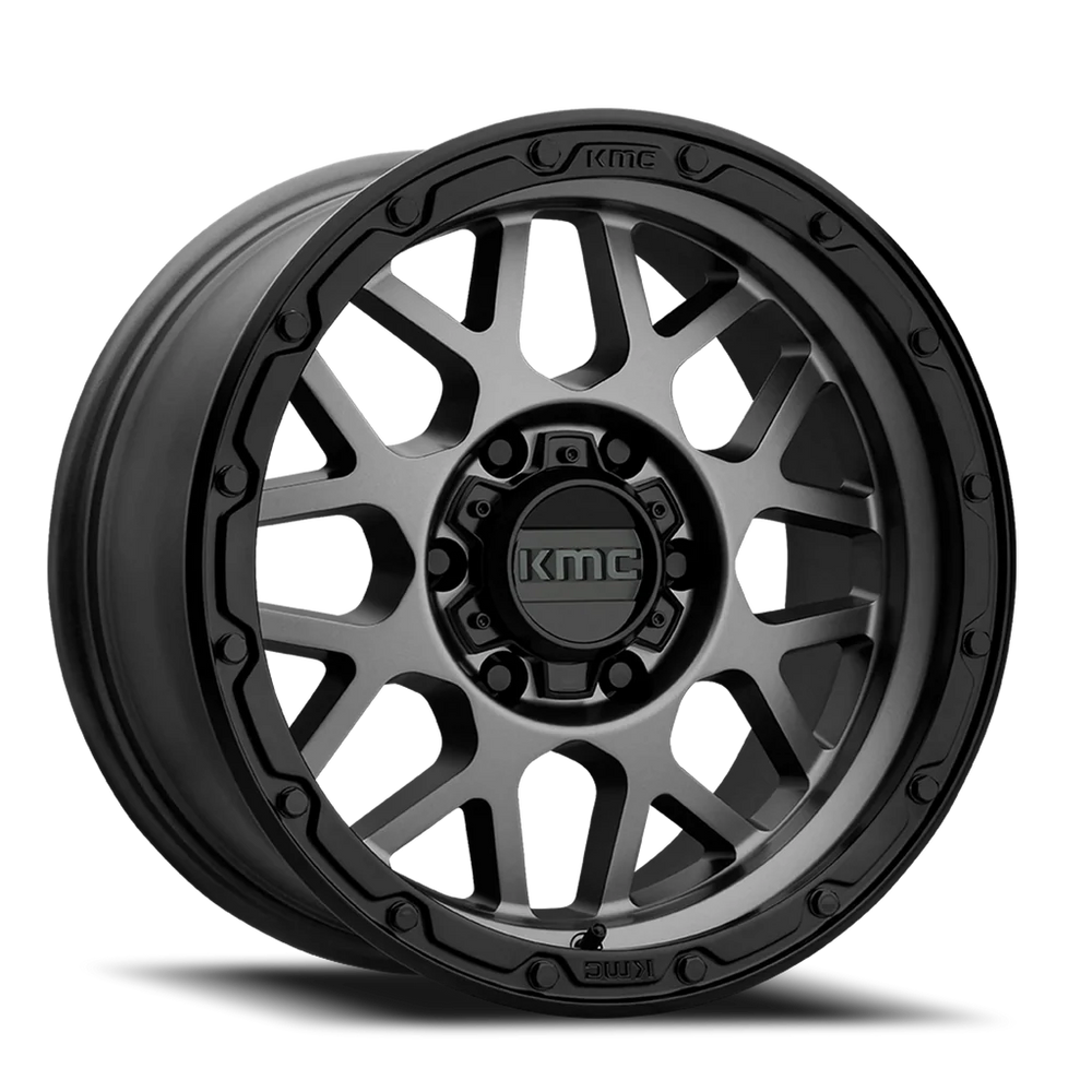 KMC Wheels black auto part