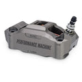 Performance Machine 125 x 4 Race Series Radial Mount Caliper with ARC - Right - Gunmetal Grey