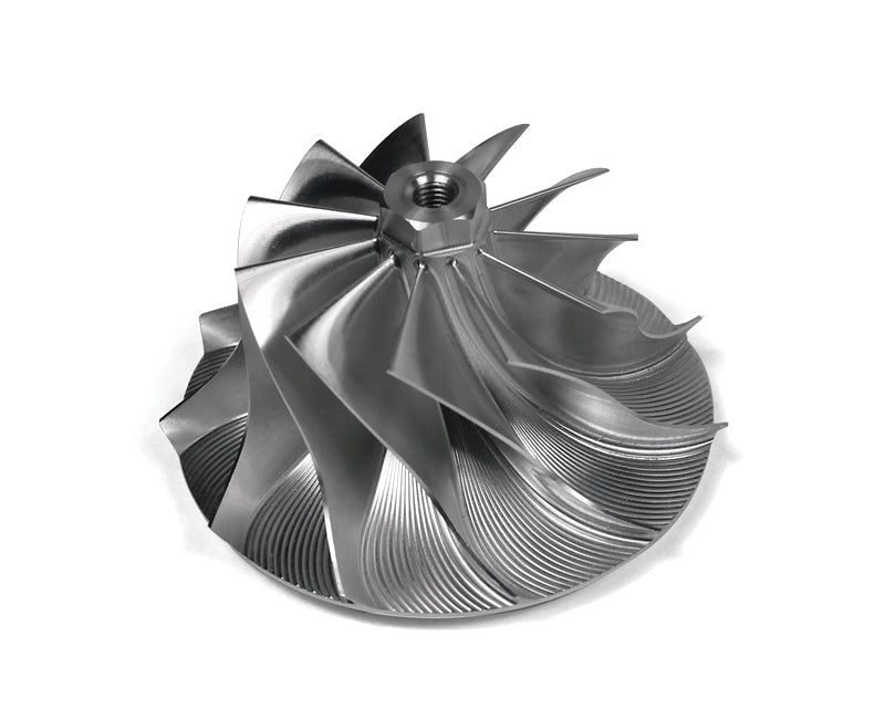~(0.4 lbs. 4X4X2)~ 2003-2007 Ford 6.0L PSD Performance Billet Compressor Wheel for AFTERMARKET POWERMAX TURBO (not stock) Wicked Wheel 2